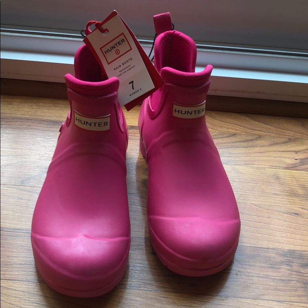 Hunter pink boot